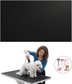 IPENP dog grooming mat being rinsed with water for easy hygiene maintenance
