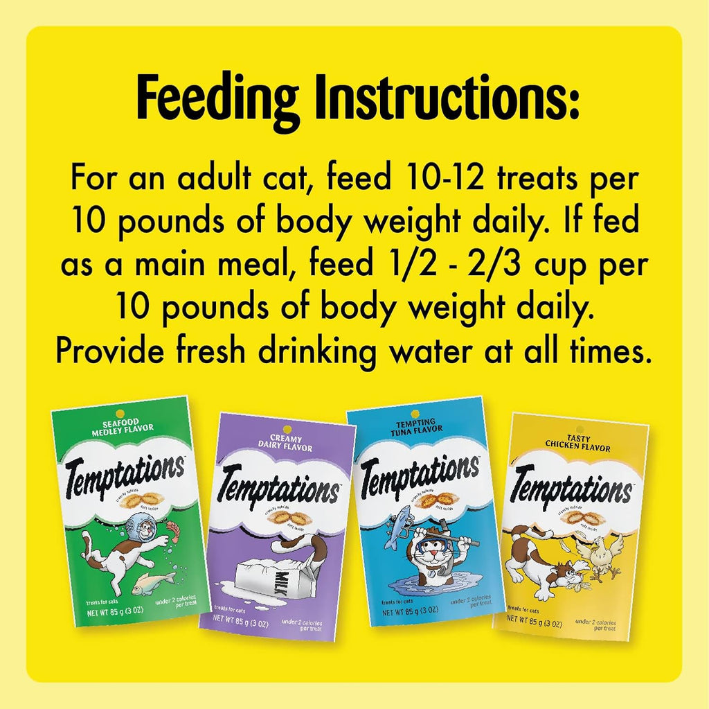 Temptations tempting tuna flavor pouch packaging