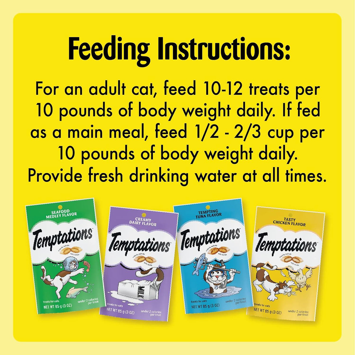 Temptations tempting tuna flavor pouch packaging