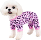 Dog Summer Pajamas Onesie Soft Breathable Puppy Jumpsuit Lightweight Dog Clothes for Small Medium Dogs Cat Pet Clothes(Purple, Medium) - Image 11
