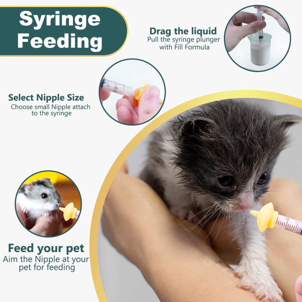 Xuanda pet nursing kit with protective cover for hygienic milk storage