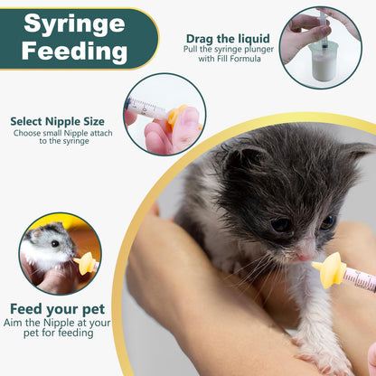 Xuanda pet nursing kit with protective cover for hygienic milk storage