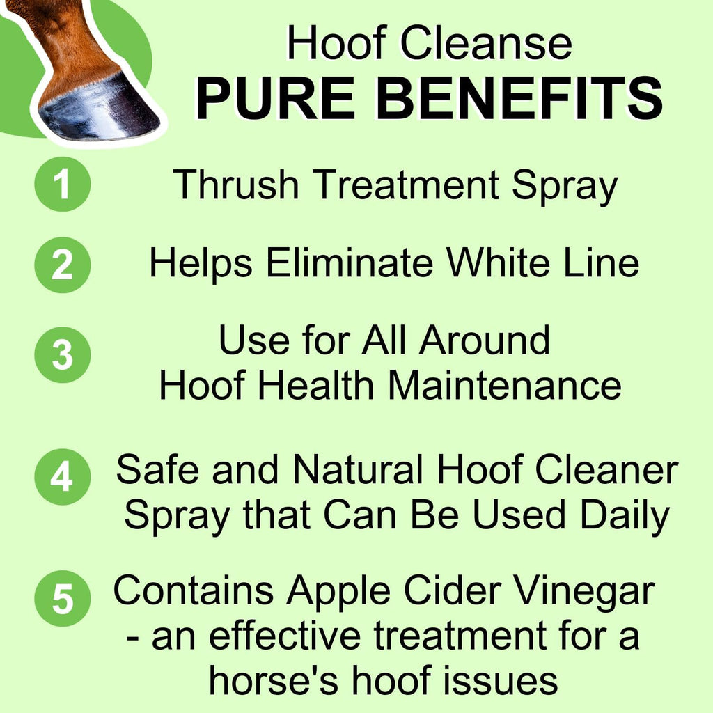 Pure Sole all-natural protective barrier clay mud packed into a horse's hoof for moisture defense.