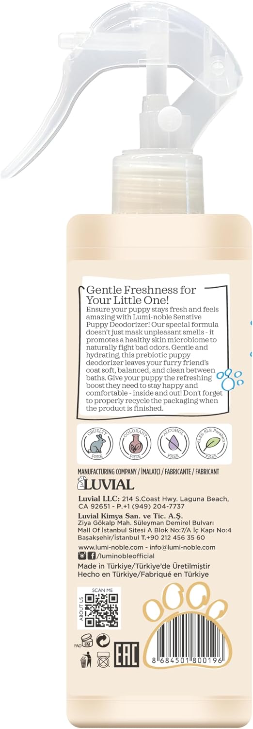 Lumi-Noble sensitive skin dog perfume spray for professional pet care