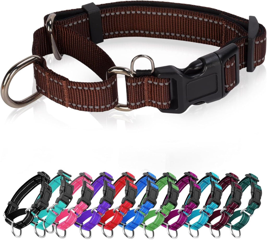 Reflective Martingale Dog Collars. Dog Collar with Quick Release Buckle. Adjustable Soft Padded Breathable Nylon Pet Collar Suitable for Puppies for Small Medium Large Dogs. - Image 15