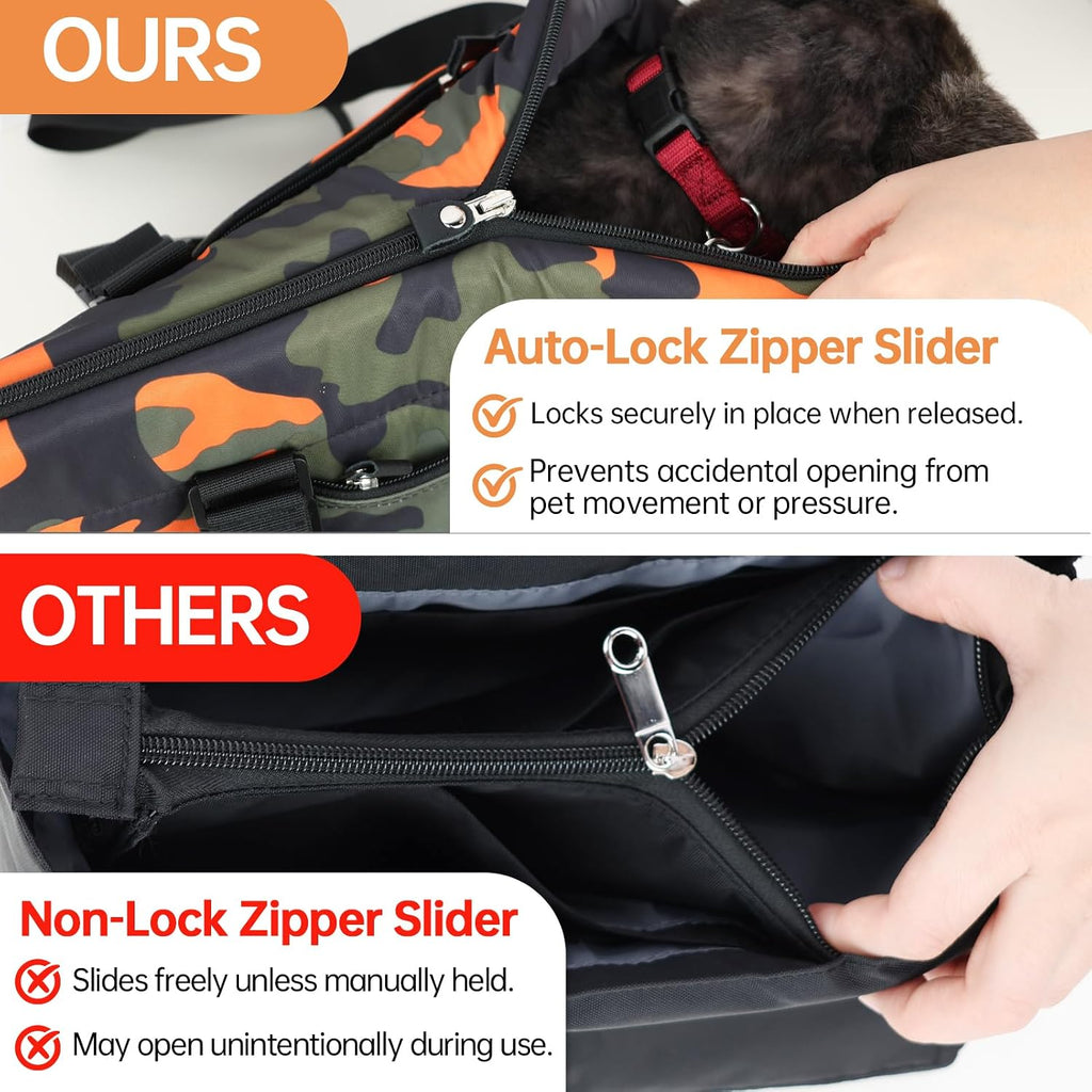 Close up of premium polyester twill fabric on Deltamann pet carrier
