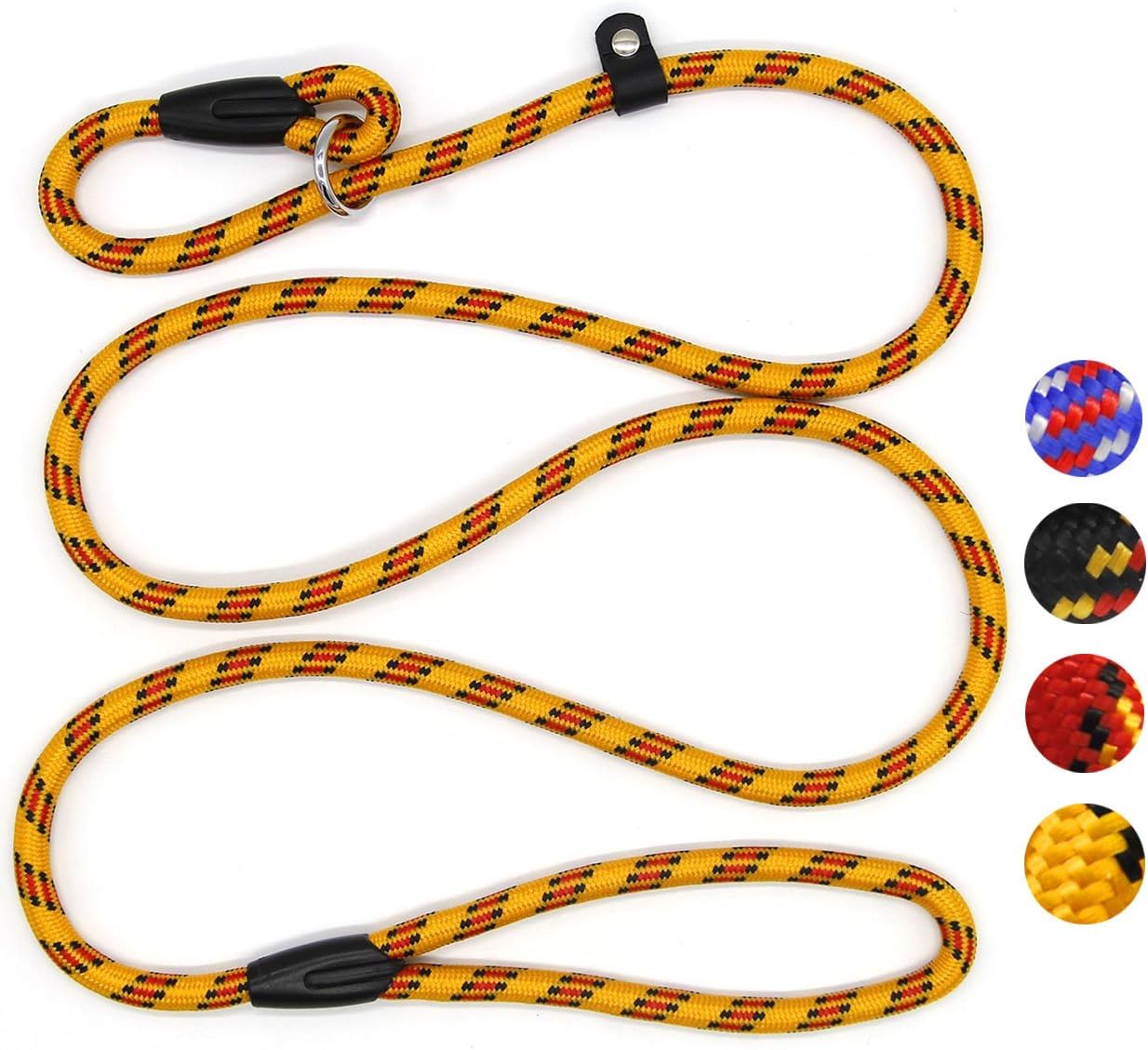 Red Brand 5 FT Adjustable Nylon Dog Rope Leash for Small Medium Dogs 10-80 lb Walking - Image 12