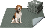 H.VERSAILTEX Premium Washable Pee Pads for Dogs 2 Pack Super Absorbent 100% Waterproof Reusable Non-Slip Quilted Puppy Training Pads for Crate Playpen Whelping & Potty Training(18"x24", Grey) - Image 15
