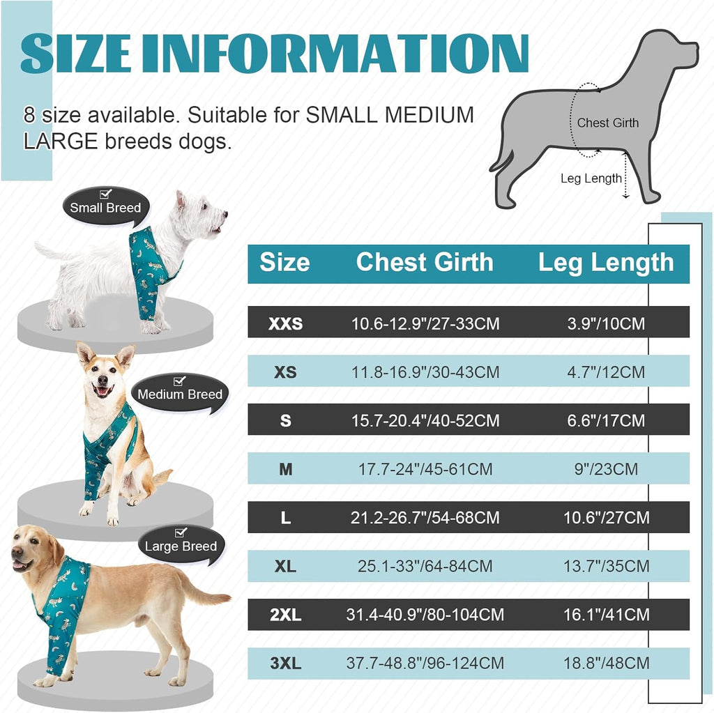 Imported ROZKITCH pet wound sleeve protecting front leg bandage from scratching