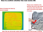 Safe low voltage thermal pet bed mat for arthritic senior cats