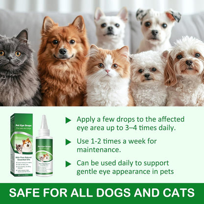 VOSIFSDIY Eye Drops for Dogs, Cats and Dogs Eye Drops, Dog Eye Infection Treatment Relieve Eyes Itching & Irritation, Pink Eye & Allergies Symptoms Safe & Gentle Formula - Image 9