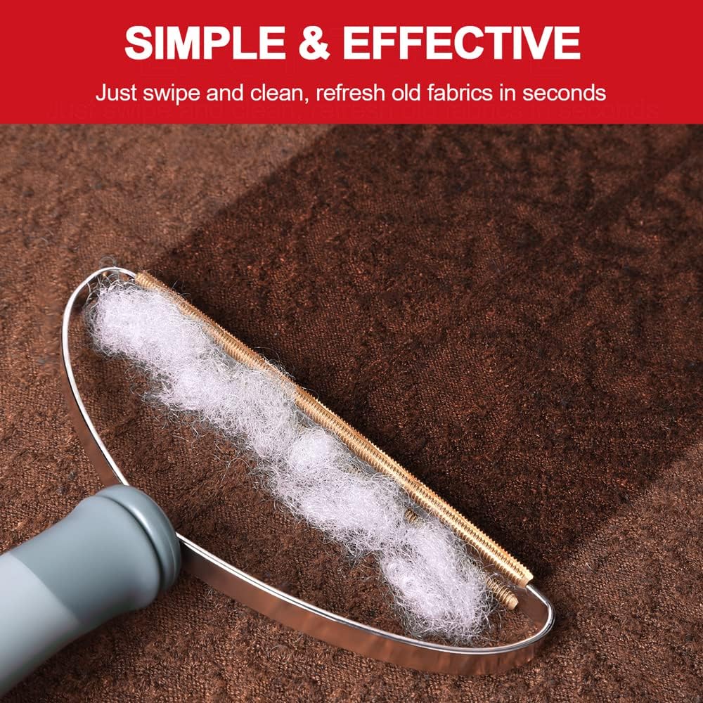 Portable pet fur removal tool for cat trees