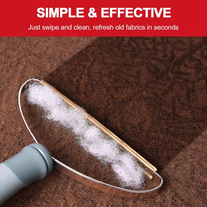 Portable pet fur removal tool for cat trees