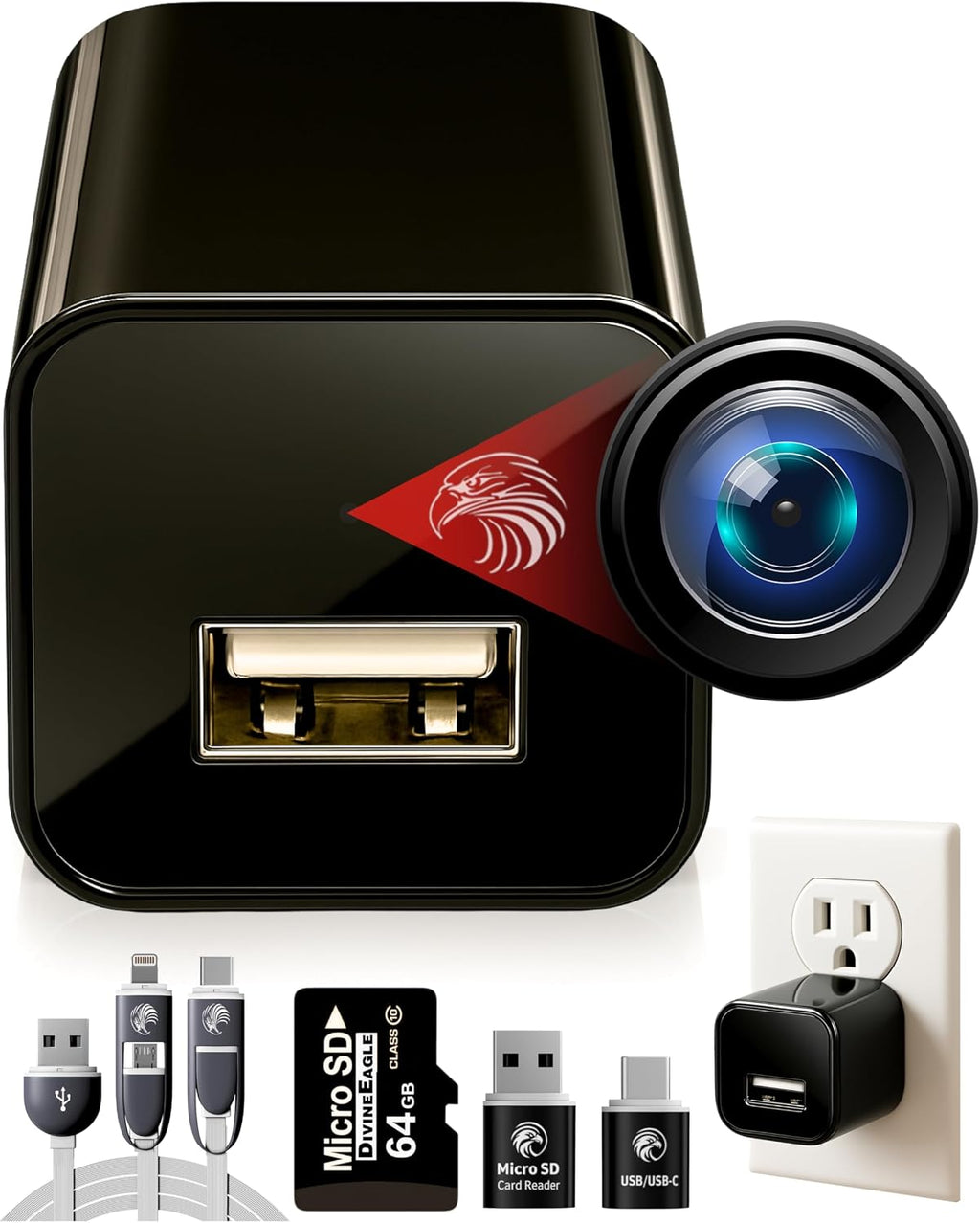 DivineEagle plug-in dome camera front view