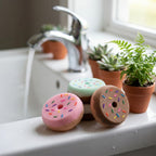 LemonRoad reusable donut shaped cleaning tools arranged in a stack