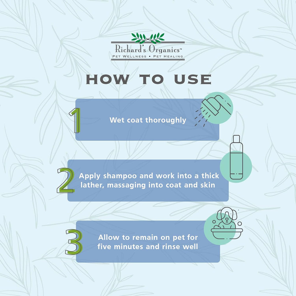 Anti tick dog shampoo for sensitive skin directions and safety warnings