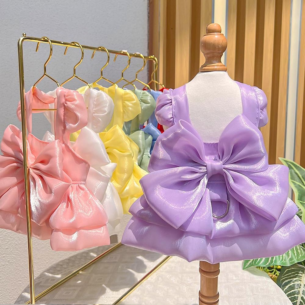 Princess style puppy tutu skirt highlighting the durable stitched edges