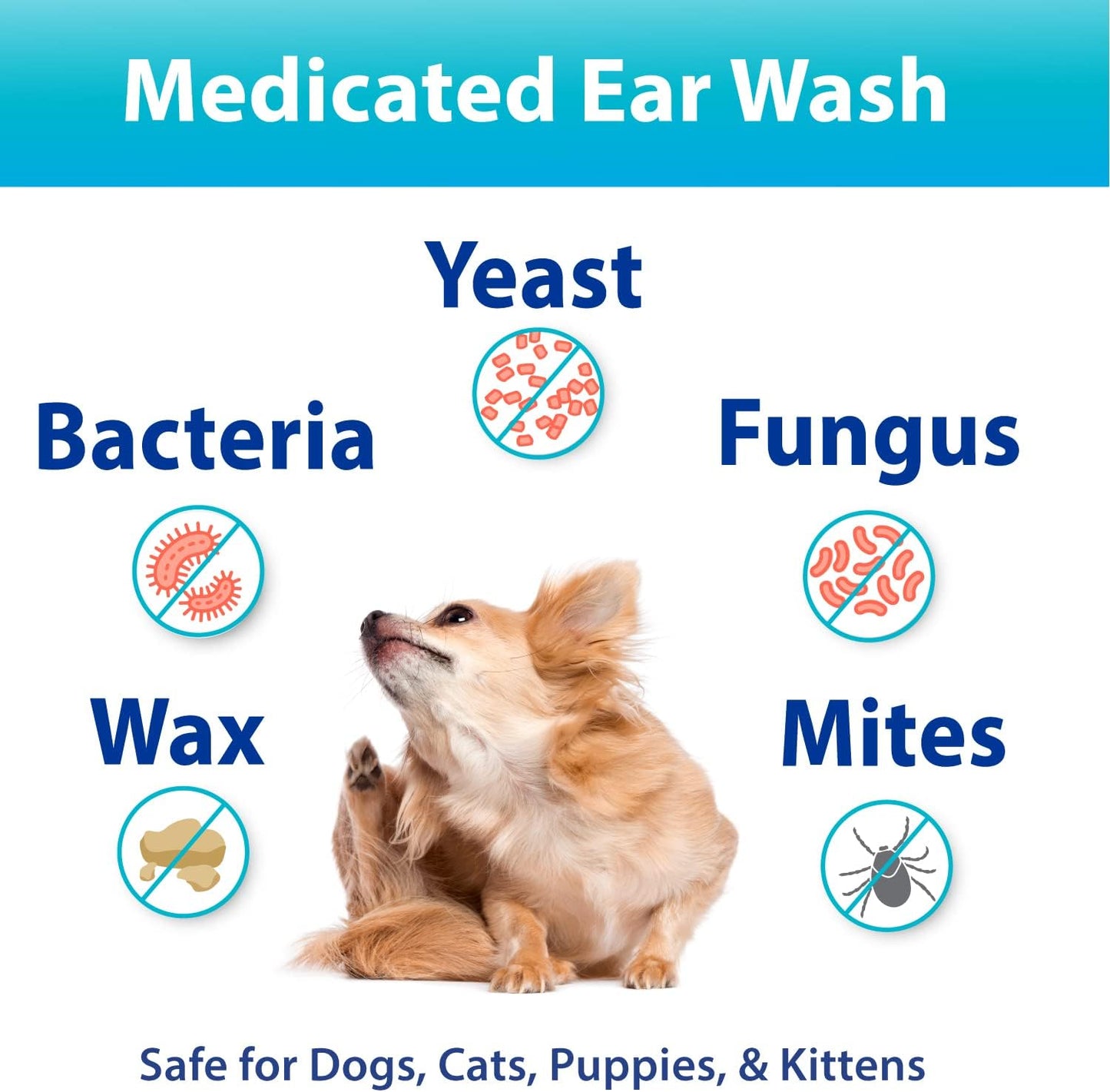 Curaseb ear cleaner bottle showing 8 fluid ounces label