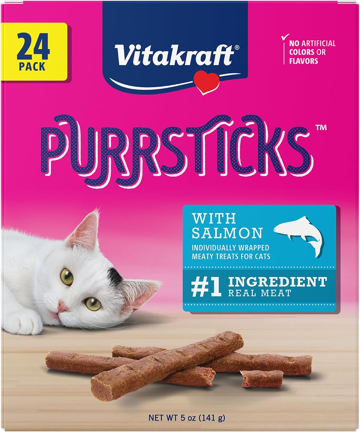 Vitakraft PurrSticks Cat Treat, Chicken Recipe, 6 Count - Image 12