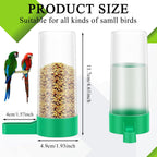 Lamoutor bird water dispenser attached to cage wire