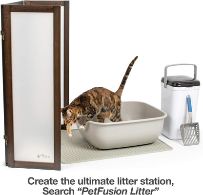 Interior of PetFusion litter bin showing capacity