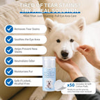Gentle tear stain remover for cats and dogs close up packaging