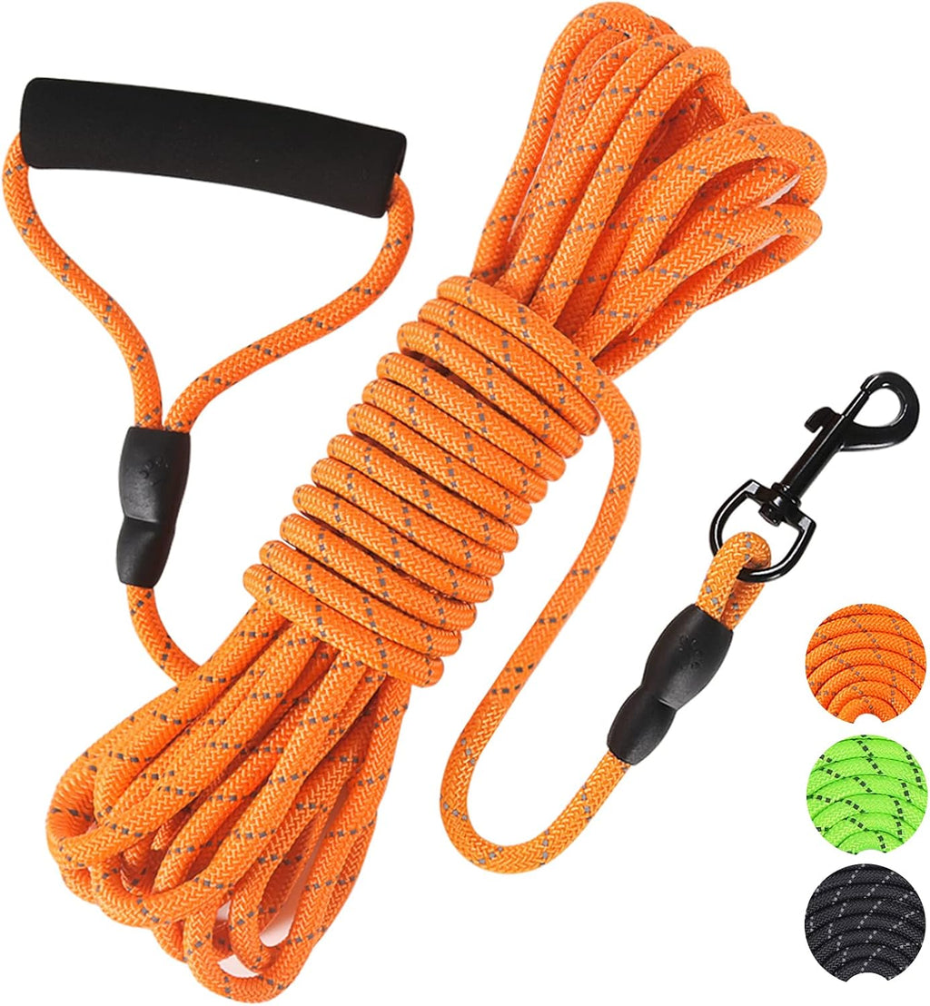 Vivifying Floating Long Dog Leash, 20ft Dog Training Leash for Swimming and Lake, Reflective Long Rope Lead with Soft Handle for Outside, Yard, Camping, Hiking and Beach (Green) - Image 13