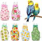 6Pcs Bird Diaper Cute Parrot Pants Waterproof Inner Layer (Large Size) - Image 1