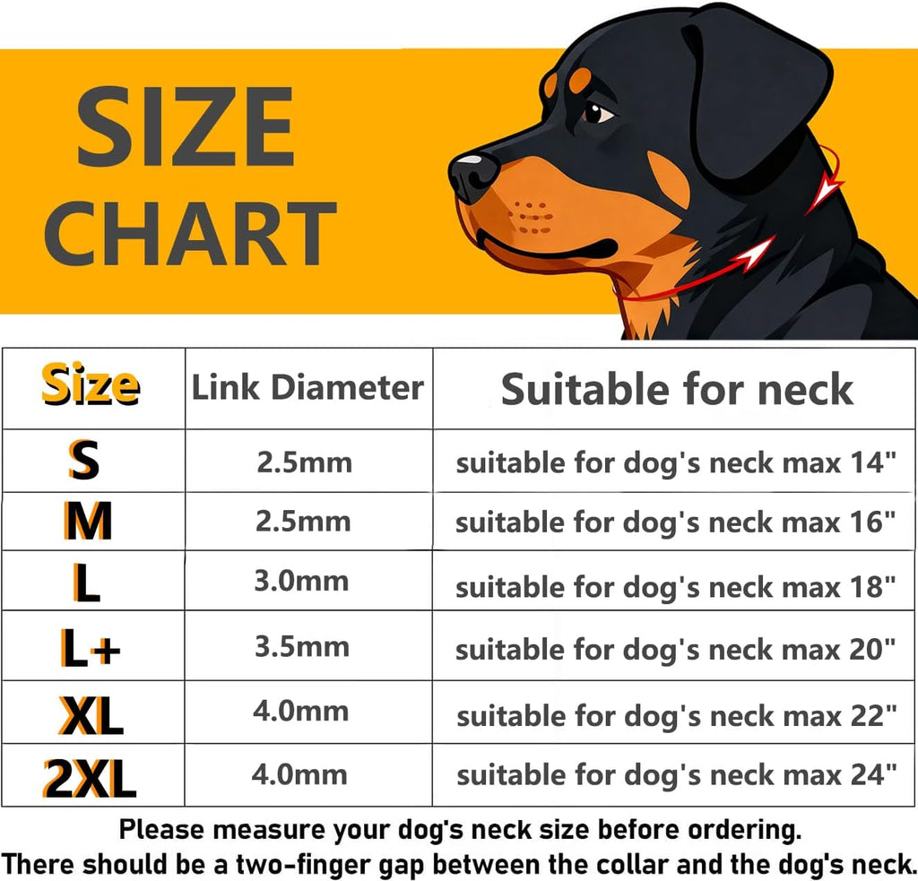 Freezx authentic imported metal slip chain collar retail packaging display