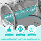 DuckSky replacement mesh screen for self cleaning cat litter boxes side profile view.