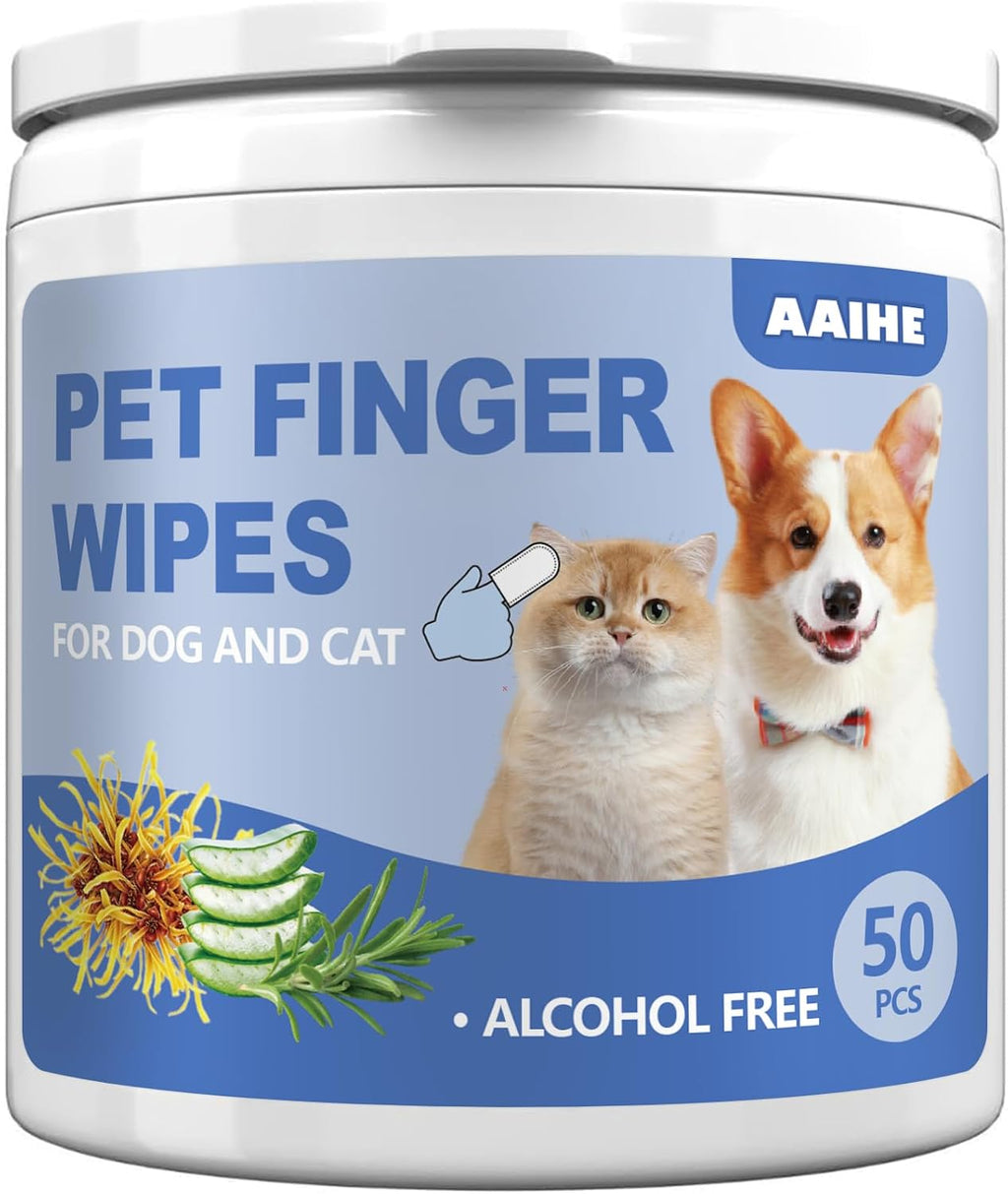 Container of 50 count Aaihe ear wipes for dogs