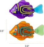 Catstages swimming fish cat toy showcasing the internal LED glowing feature.