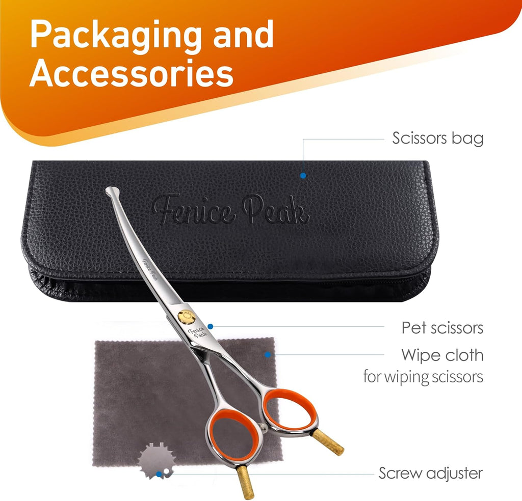 Professional pet grooming tool packaging and set