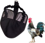 Hen Holster Premium wrap around chicken diaper large black front view