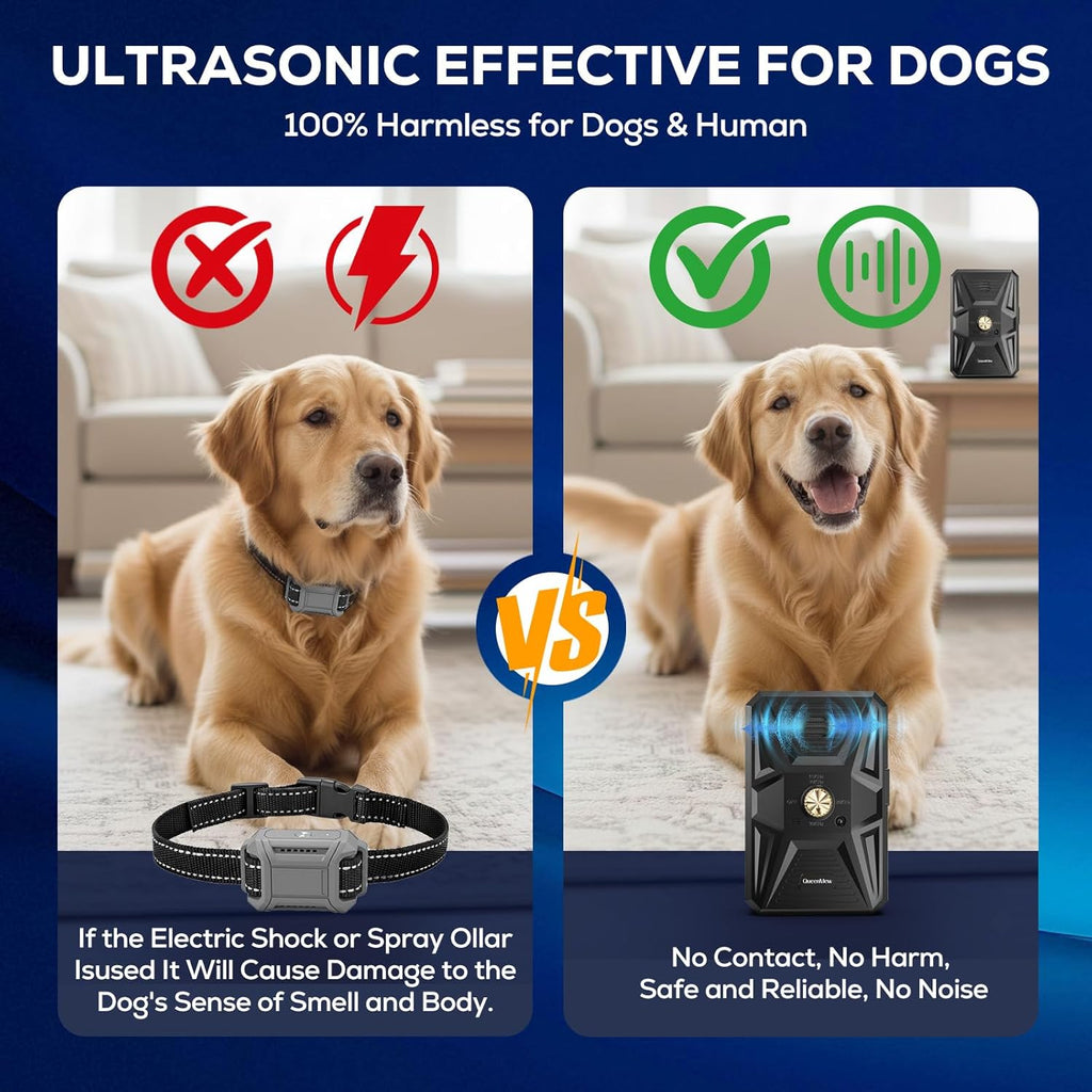 Bubbacare dog bark deterrent device side profile