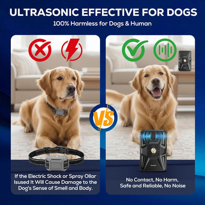 Bubbacare dog bark deterrent device side profile