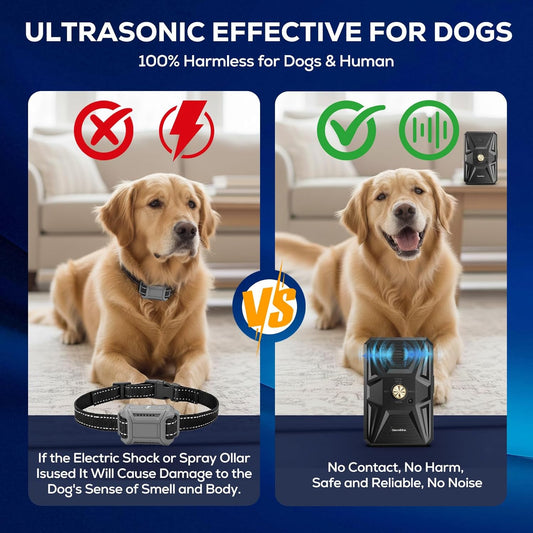 Bubbacare dog bark deterrent device side profile