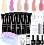 Shopitall Vansisos poly gel nail extension kit front view
