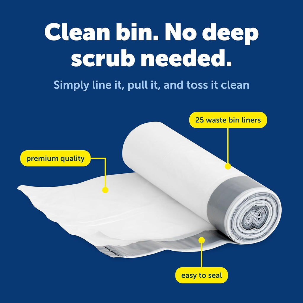 Premium unscented plastic waste liners for pet care maintenance