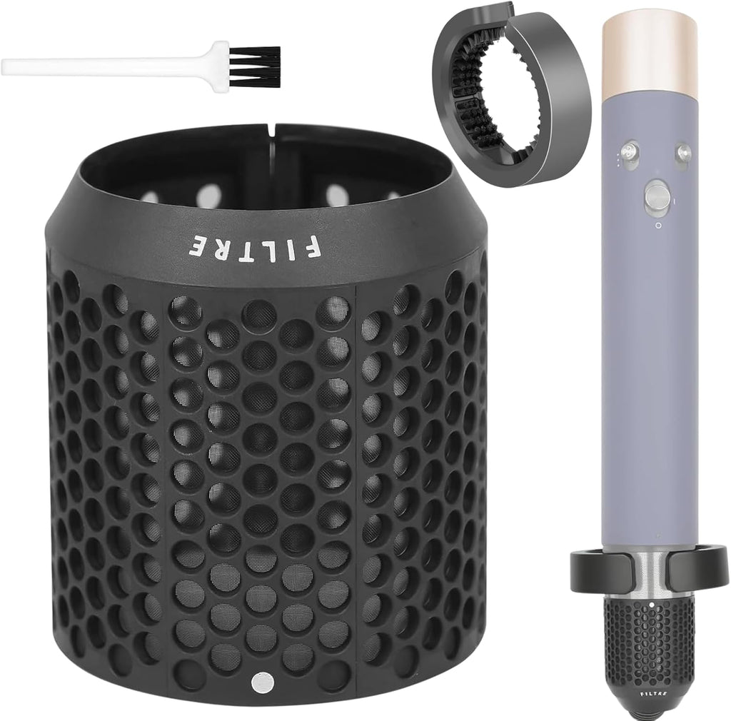 ZEPHBLOW filter cage cover replacement for Dyson Airwrap front view showing the fine mesh structure.