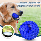 Durable squeaky dog ball for large breeds outdoor play