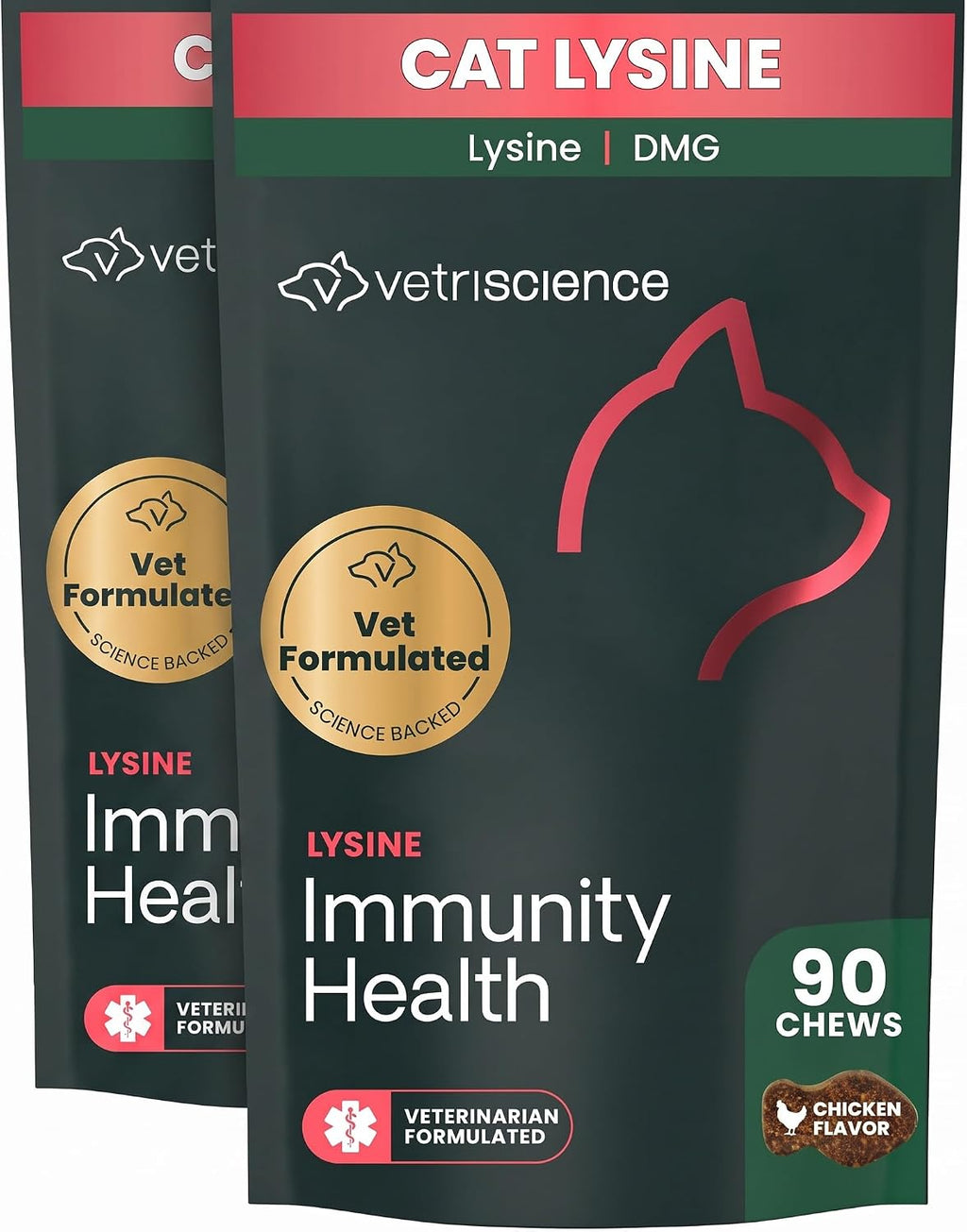 VetriScience Lysine Immunity Health Chews, Chicken, 120 Count - Image 13