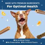 Side by side comparison of Barkbox dental chews for small breeds