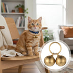 Durable rust resistant brass training pendant for small dog collars