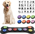 Acools Dog Buttons for Communication, 6 Pcs Dog Talking Button Set, 30s Voice Recordable Pet Training Buzzer, Speaking Buttons for Cats & Dogs with Waterproof Dog Activity Mat and 24 Scene Stickers - Image 9