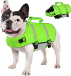 AOFITEE Dog Life Jacket, High Flotation Dog Life Vest for Swimming, Reflective Medium Dog Swimming Vest, Adjustable Dogs Swimsuit Lifesaver with Zipper and Rescue Handle for Small Medium Large Dogs - Image 15