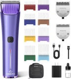 Professional Dog Grooming Clipper with Replacement Blade, 5-in-1 Adjustable A5 Blade Cordless Pet Grooming Kit 2 Speed Trimmer Hair Shaver with Detachable Metal Combs Nova for Animal Horse - Image 9