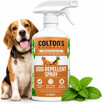 Colton's Naturals Dog Repellent Spray front view 32 fluid ounces bottle