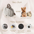 Peppy Buddies pet carrier converted into a car seat in vehicle