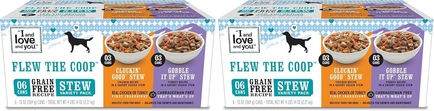 I and love and you Wet Dog Food - Baad Mooon On The Rise Variety Pack - Beef + Lamb, Grain Free, Filler Free 13oz can, 6pk - Image 12